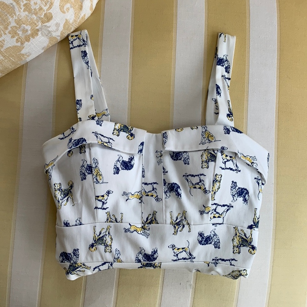Dog printed dress